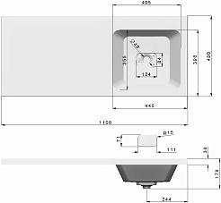 Stella Polare Раковина мебельная Madera Kamilla 110 R – фотография-3